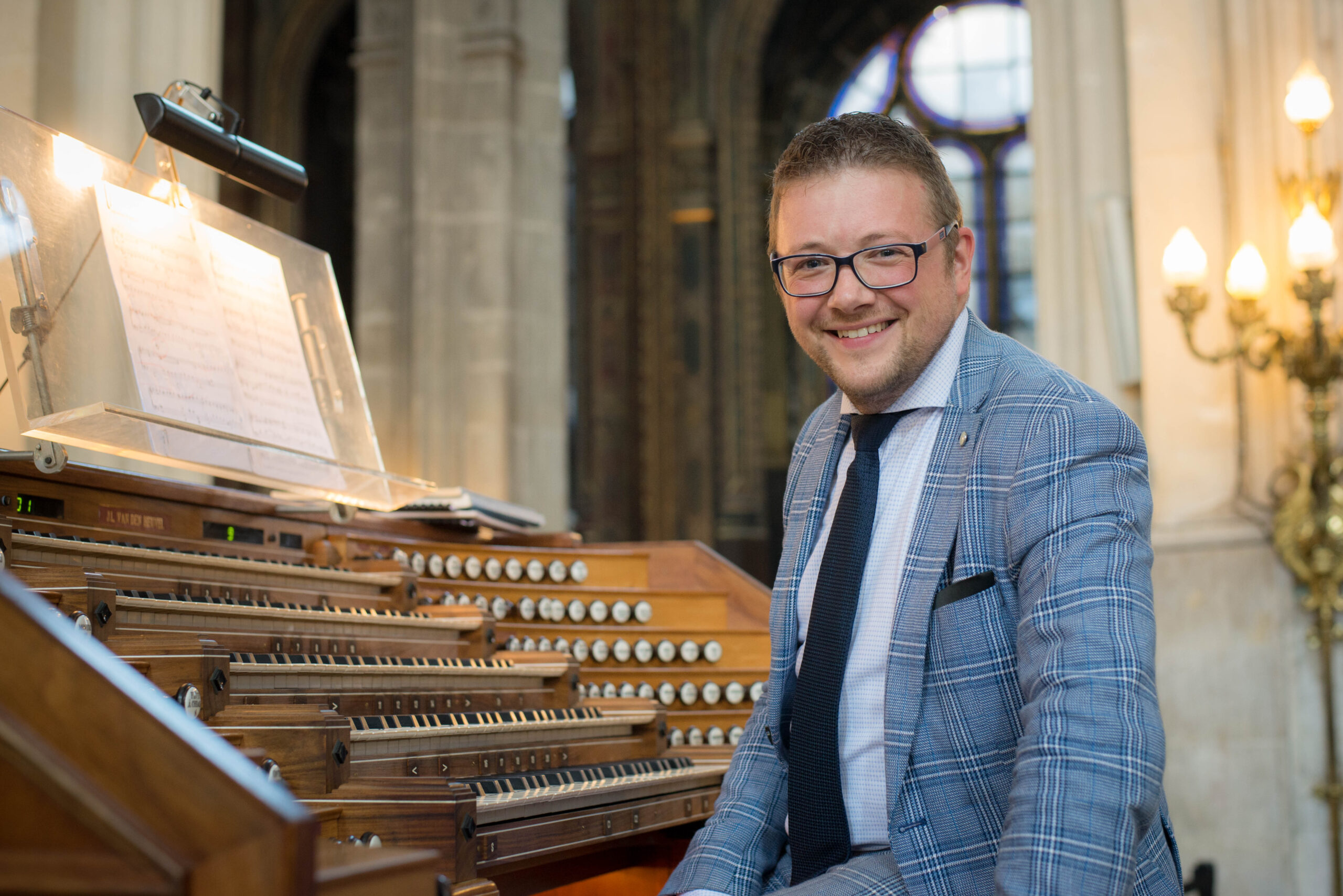 Orgelconcert door Minne Veldman in de Sint Agathakerk van Lisse