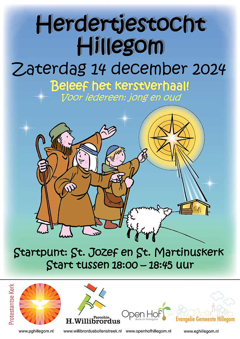 Loop mee met de Herdertjestocht, zaterdag 14 december